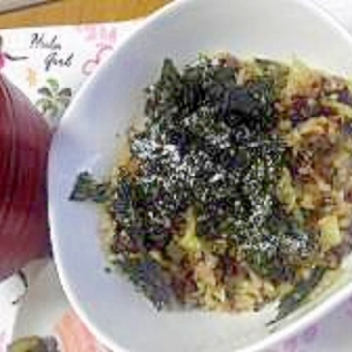 美肌野菜たっぷり納豆チャーハン~韓国海苔のせ~